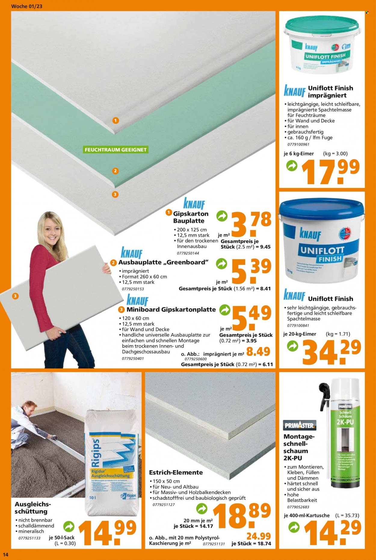 Globus Baumarkt Prospekte  - 2.01.2023 - 7.01.2023. Seite 14