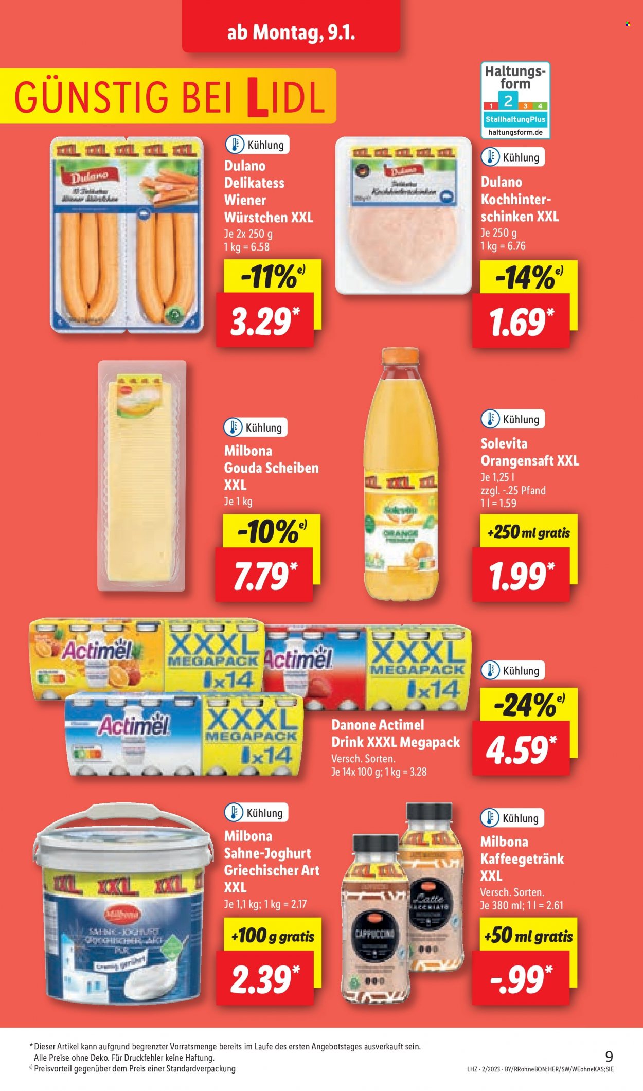 Lidl Prospekte  - 9.01.2023 - 14.01.2023. Seite 9