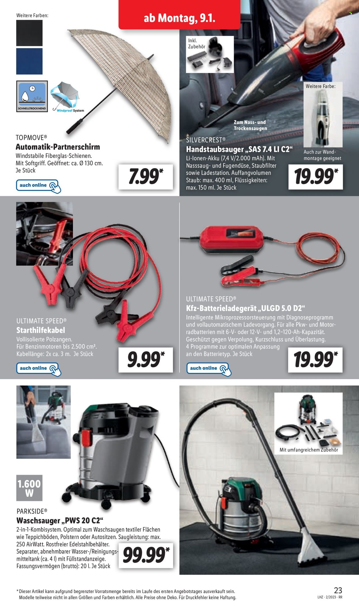 Lidl Prospekte  - 9.01.2023 - 14.01.2023. Seite 23