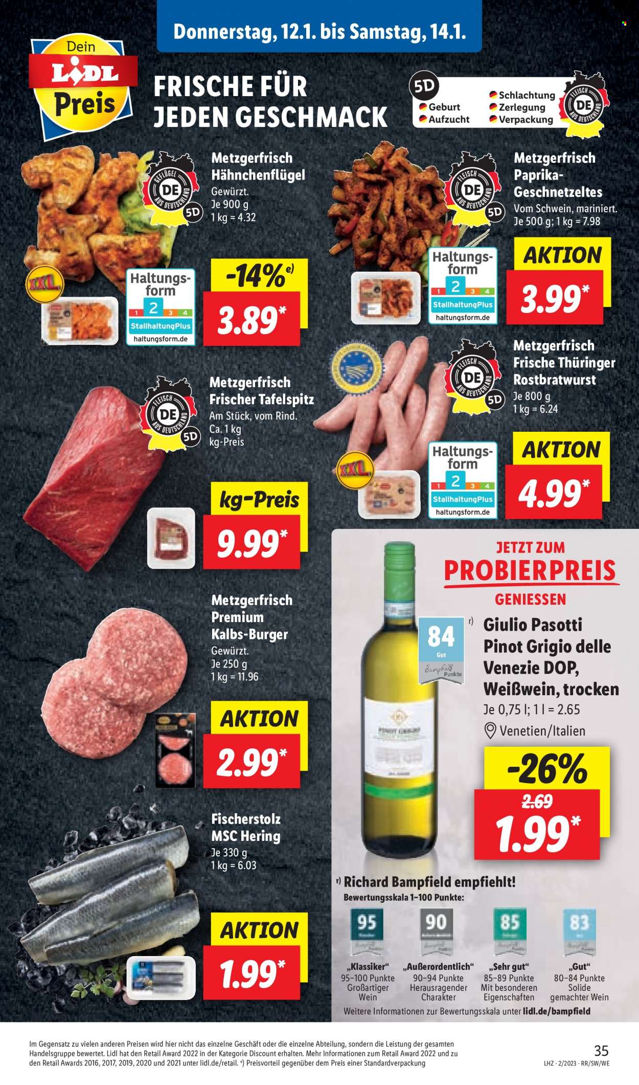 Lidl Prospekte  - 9.01.2023 - 14.01.2023. Seite 35