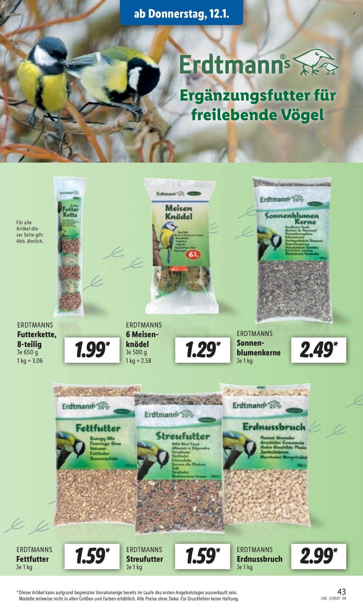 Lidl Prospekte  - 9.01.2023 - 14.01.2023. Seite 43