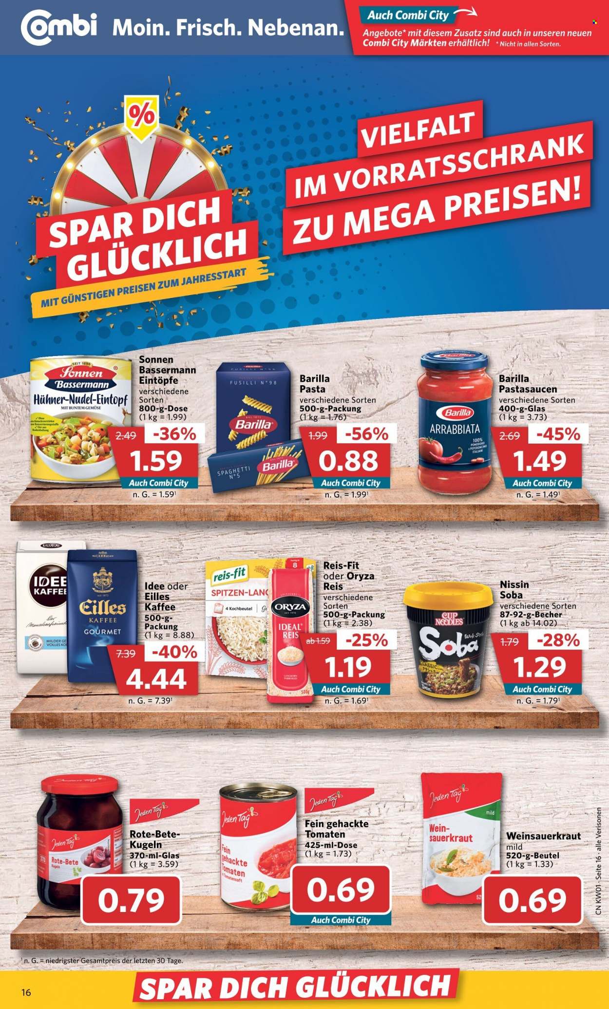 Combi Prospekte  - 2.01.2023 - 7.01.2023. Seite 16