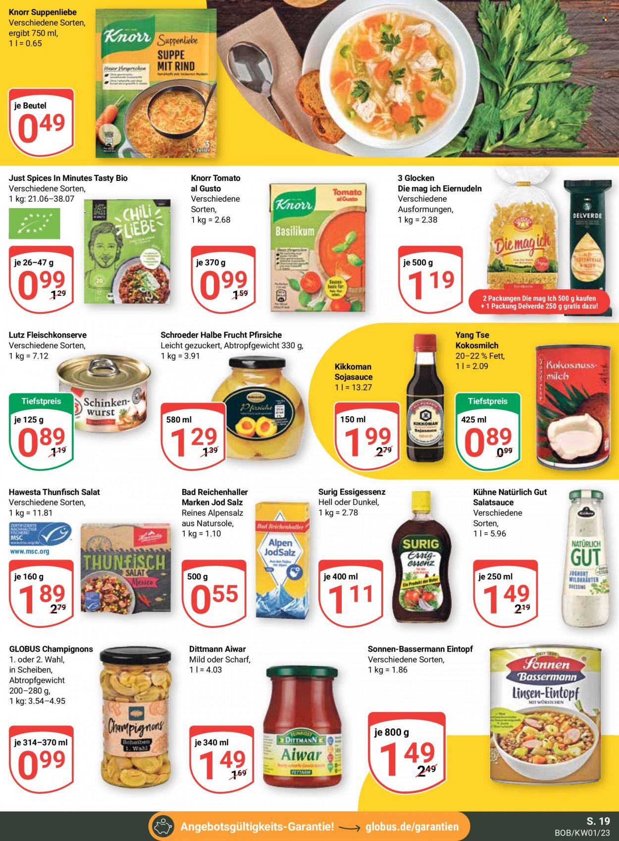Globus Prospekte  - 2.01.2023 - 7.01.2023. Seite 19