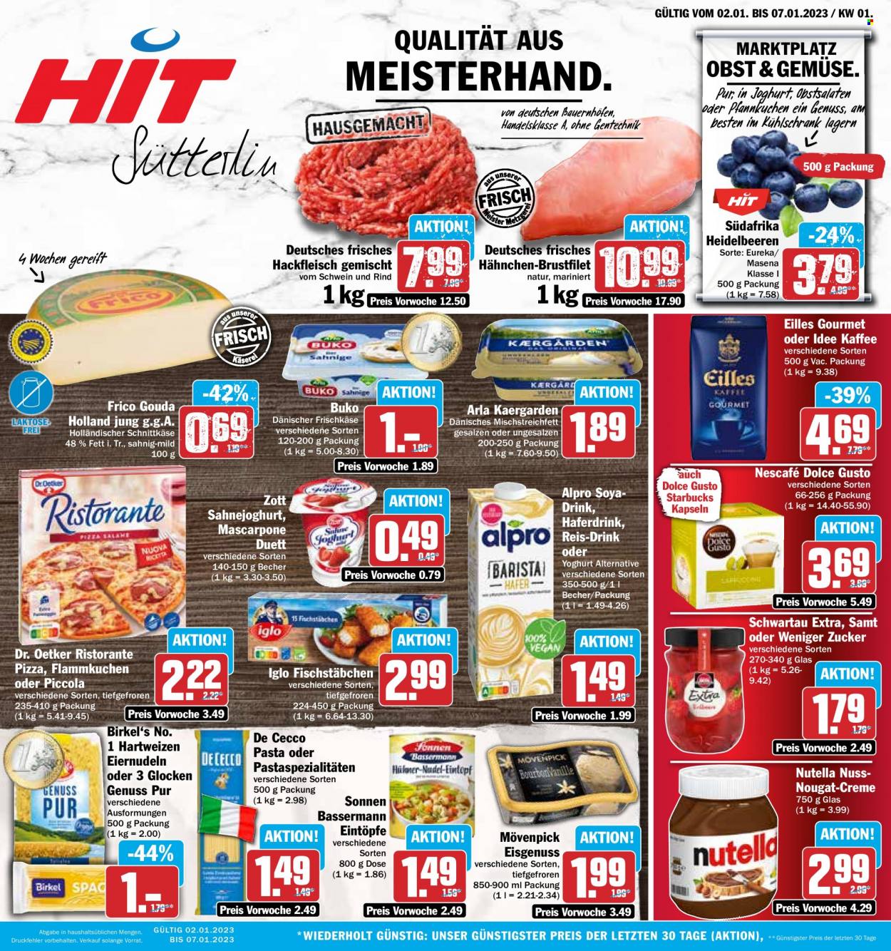 Hit Prospekte  - 2.01.2023 - 7.01.2023. Seite 1