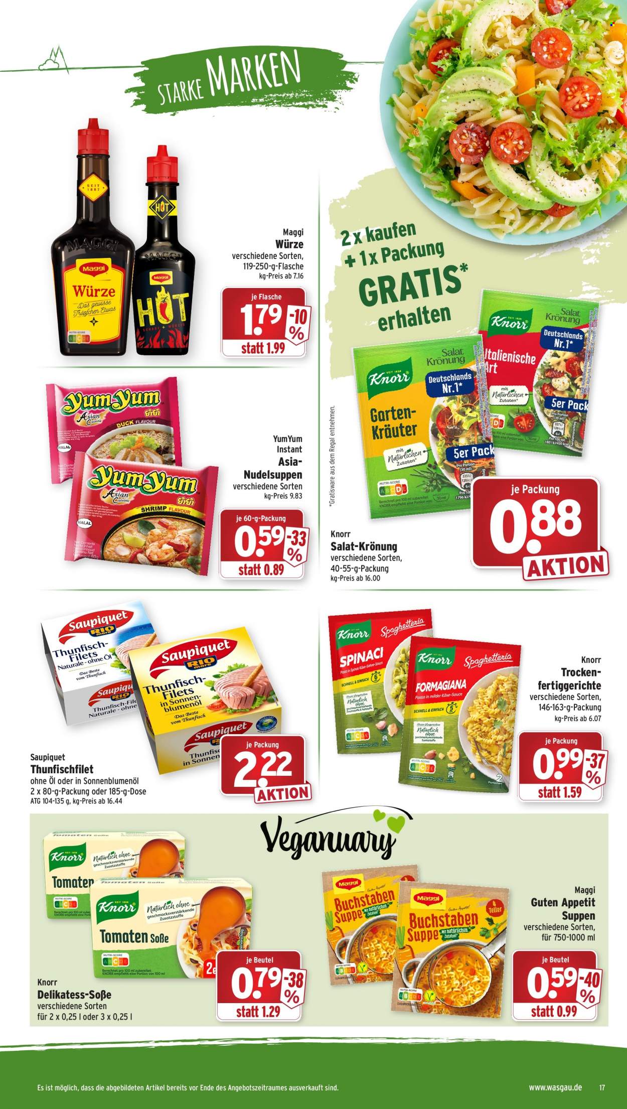 Wasgau Prospekte  - 2.01.2023 - 7.01.2023. Seite 17