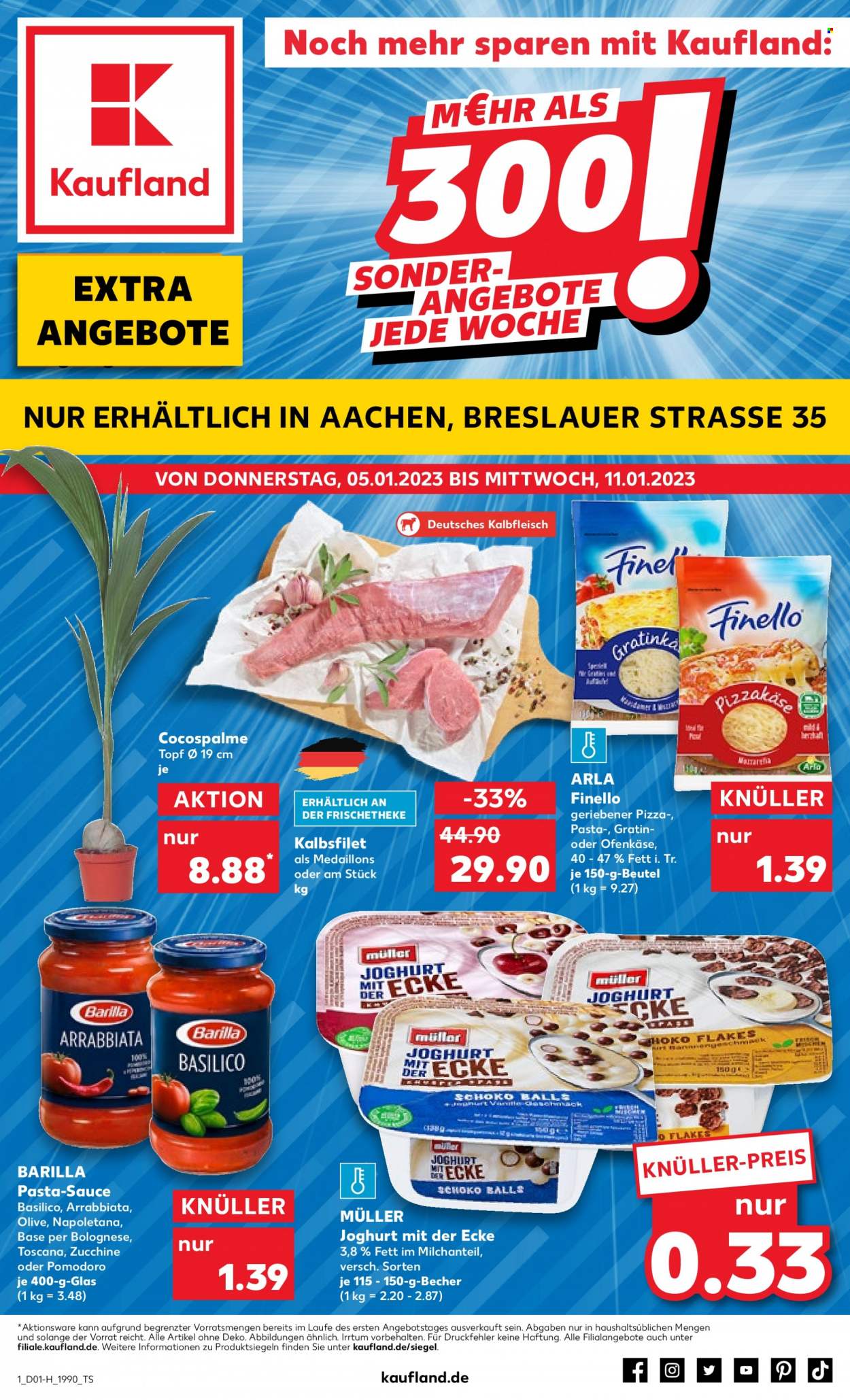 Kaufland Prospekte  - 5.01.2023 - 11.01.2023. Seite 1