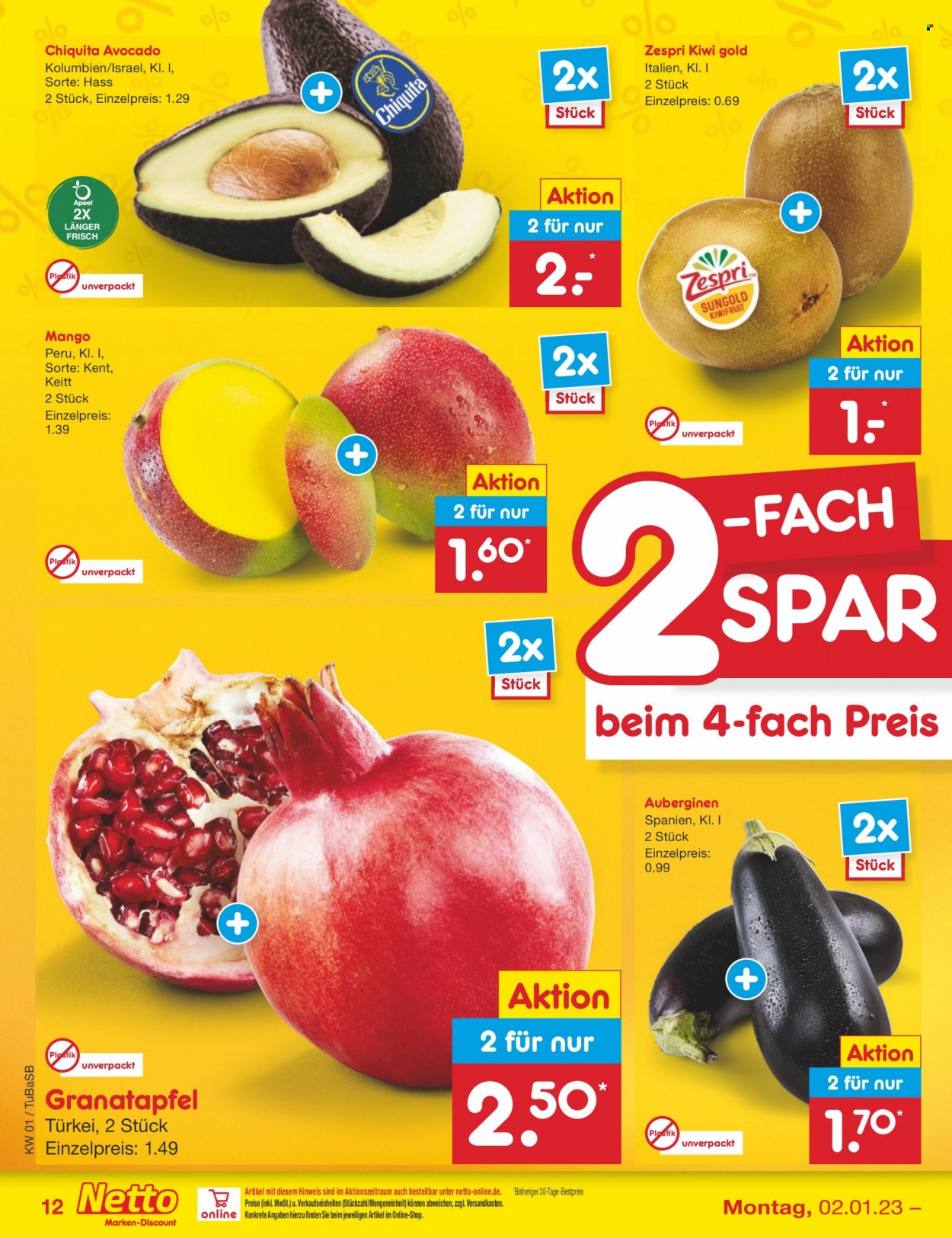 Netto Marken-Discount Prospekte  - 2.01.2023 - 7.01.2023. Seite 12