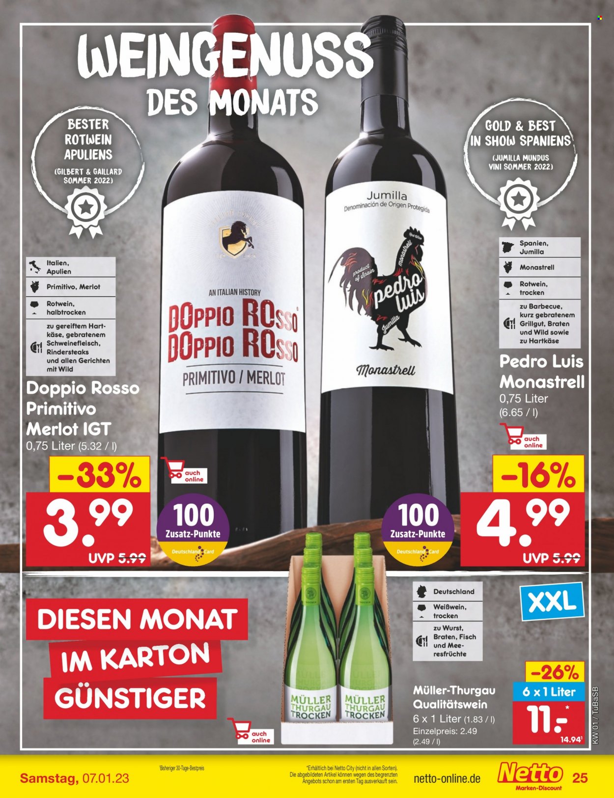 Netto Marken-Discount Prospekte  - 2.01.2023 - 7.01.2023. Seite 25