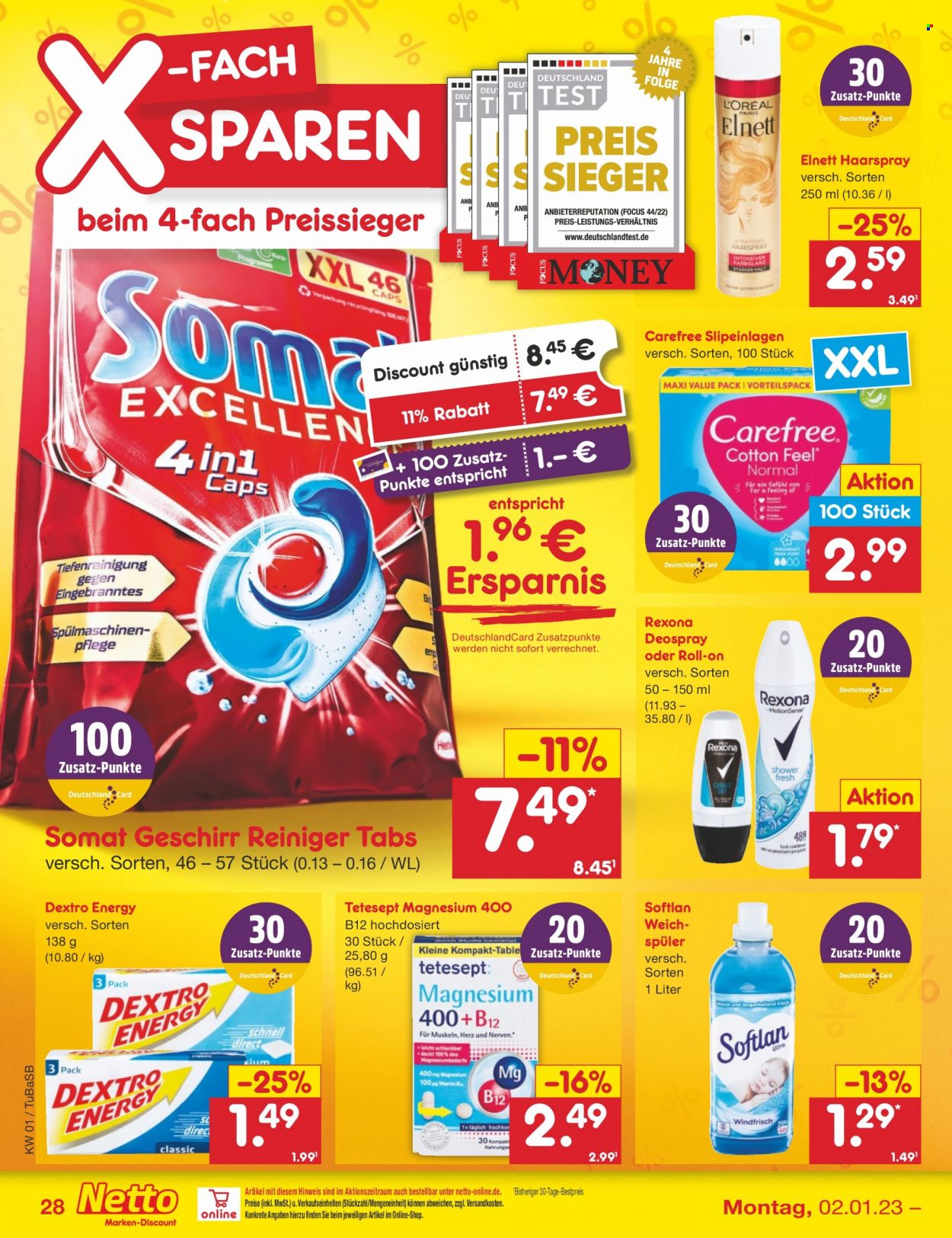 Netto Marken-Discount Prospekte  - 2.01.2023 - 7.01.2023. Seite 28