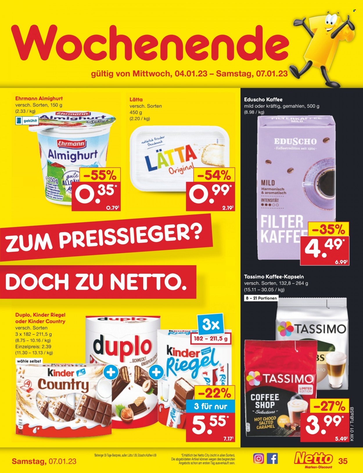 Netto Marken-Discount Prospekte  - 2.01.2023 - 7.01.2023. Seite 35
