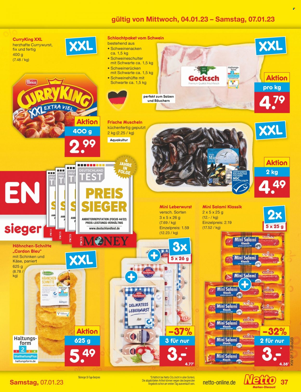 Netto Marken-Discount Prospekte  - 2.01.2023 - 7.01.2023. Seite 37