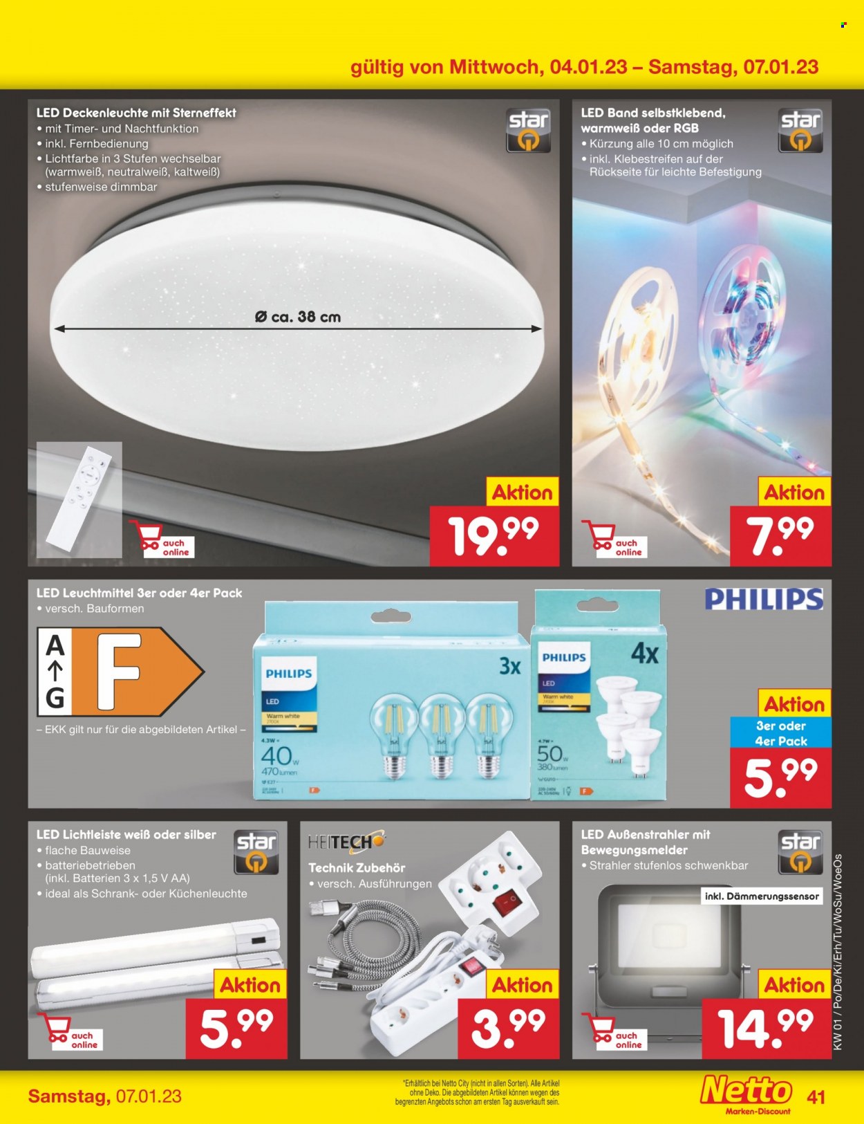 Netto Marken-Discount Prospekte  - 2.01.2023 - 7.01.2023. Seite 41