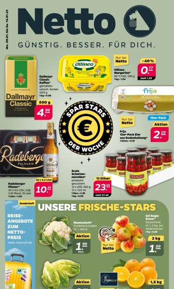 Prospekte Netto - 9.01.2023 - 14.01.2023.