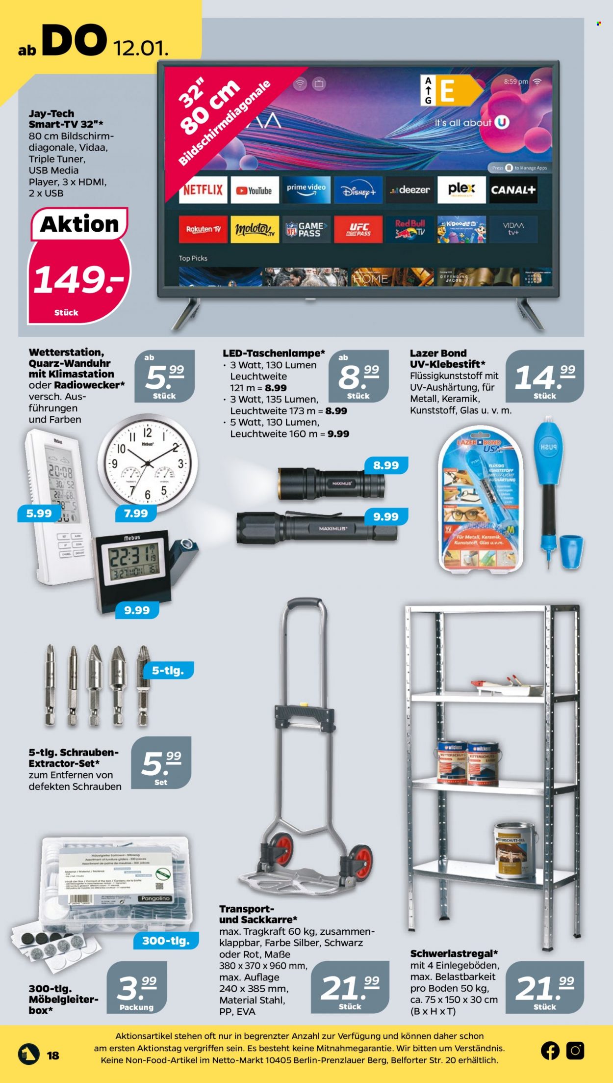 Netto Prospekte  - 9.01.2023 - 14.01.2023. Seite 18