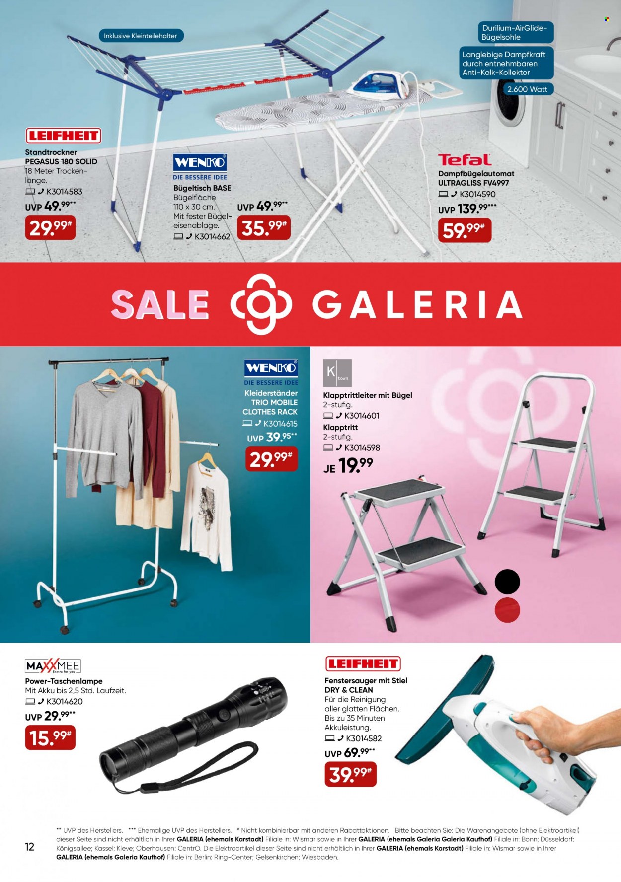 GALERIA Karstadt Kaufhof Prospekte  - 4.01.2023 - 10.01.2023. Seite 12