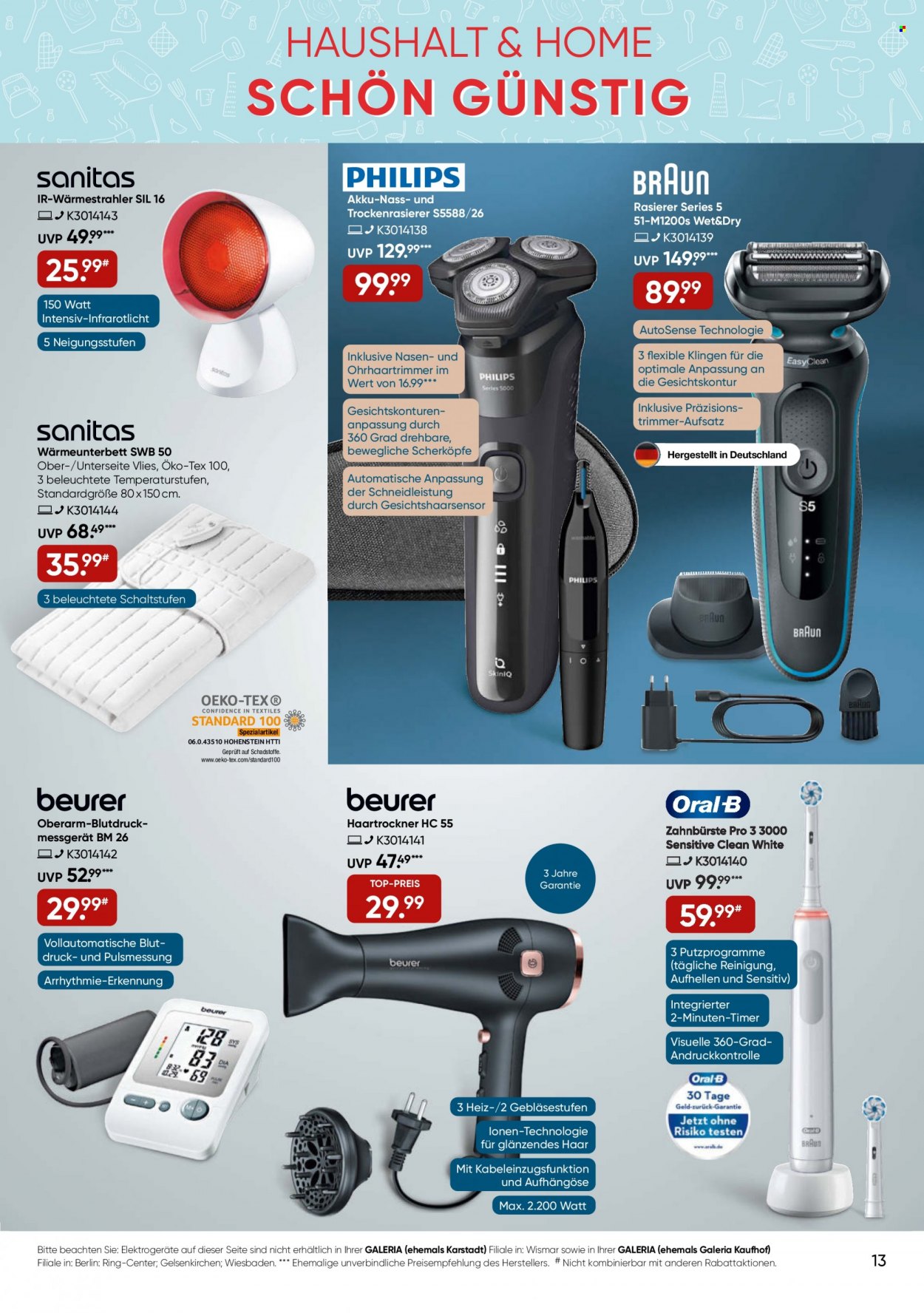 GALERIA Karstadt Kaufhof Prospekte  - 4.01.2023 - 10.01.2023. Seite 13