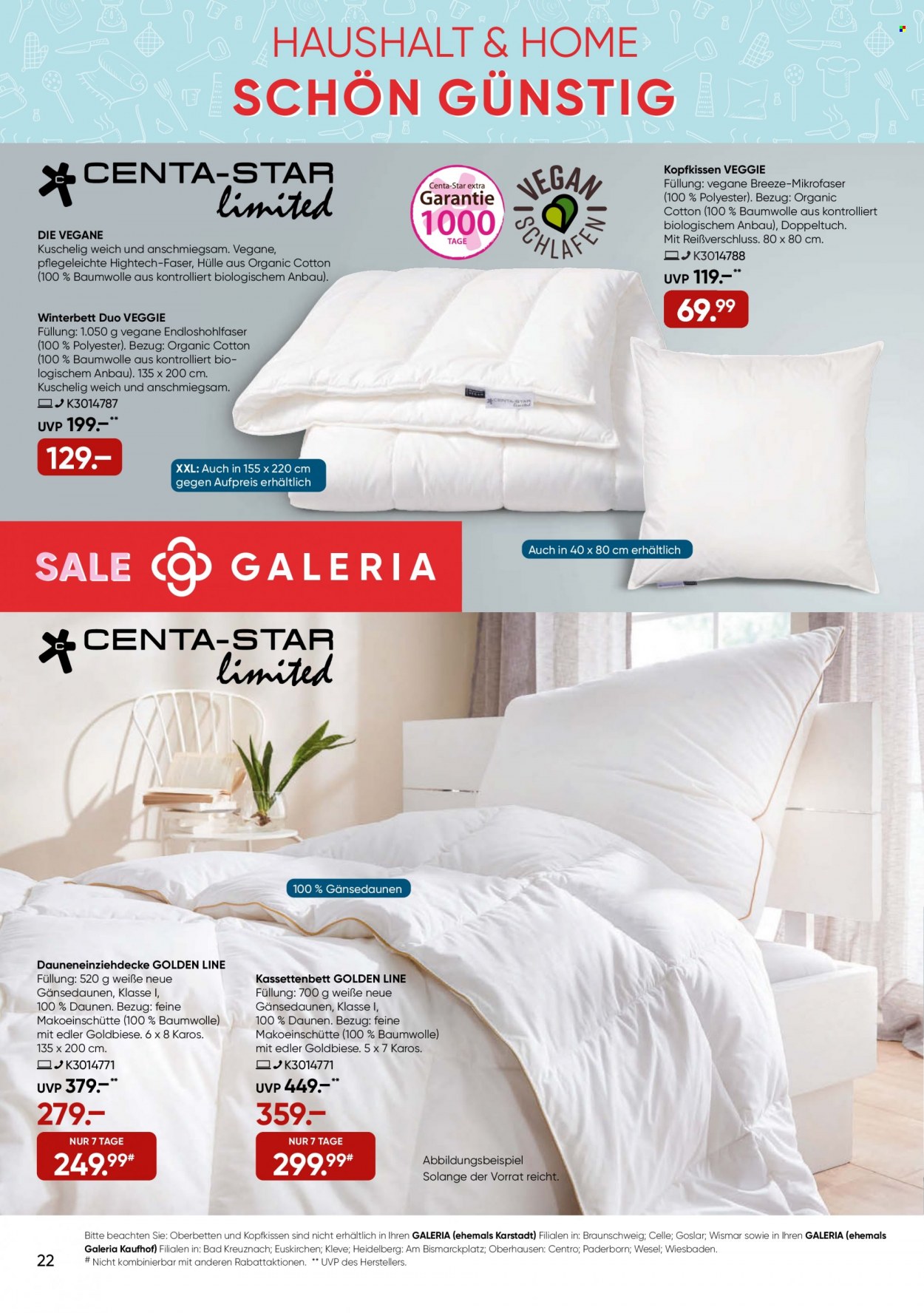 GALERIA Karstadt Kaufhof Prospekte  - 4.01.2023 - 10.01.2023. Seite 22