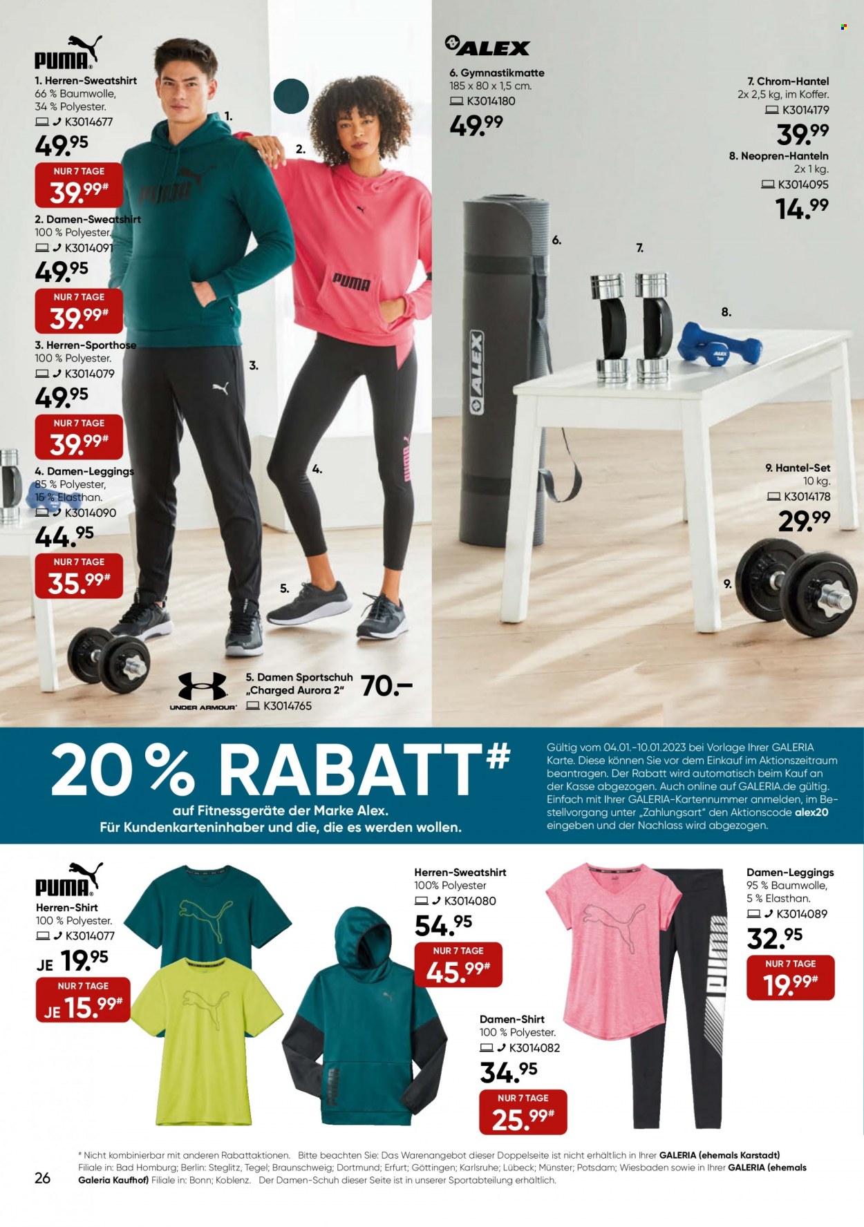 GALERIA Karstadt Kaufhof Prospekte  - 4.01.2023 - 10.01.2023. Seite 26