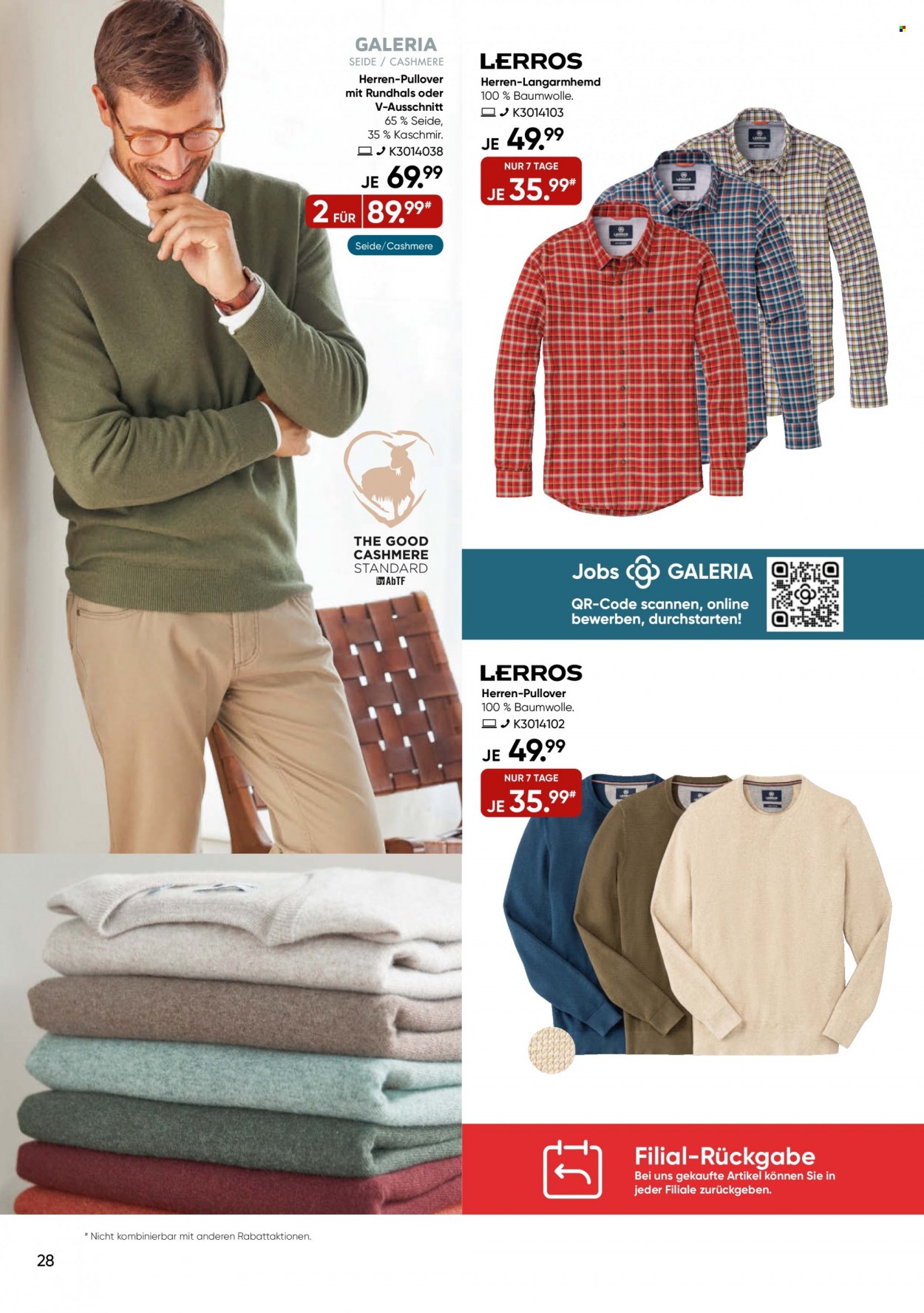 GALERIA Karstadt Kaufhof Prospekte  - 4.01.2023 - 10.01.2023. Seite 28