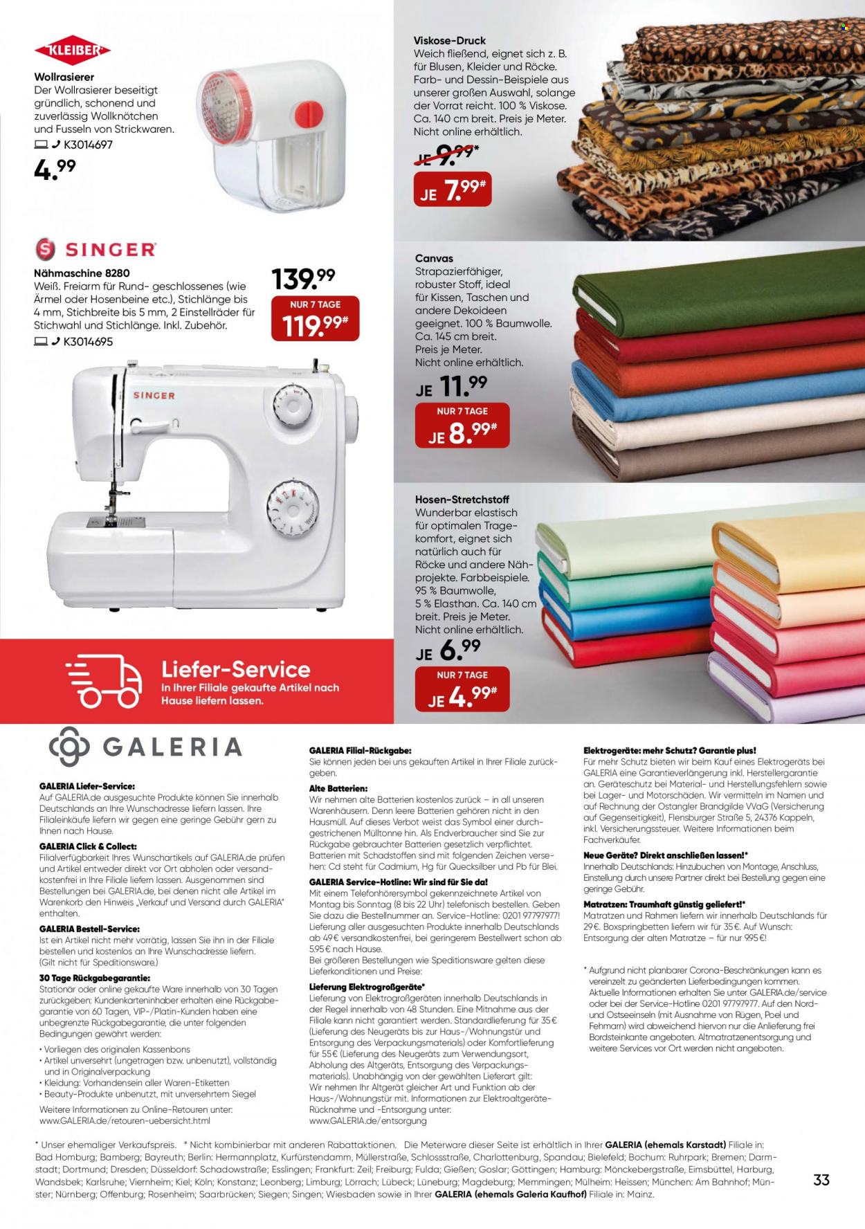 GALERIA Karstadt Kaufhof Prospekte  - 4.01.2023 - 10.01.2023. Seite 33
