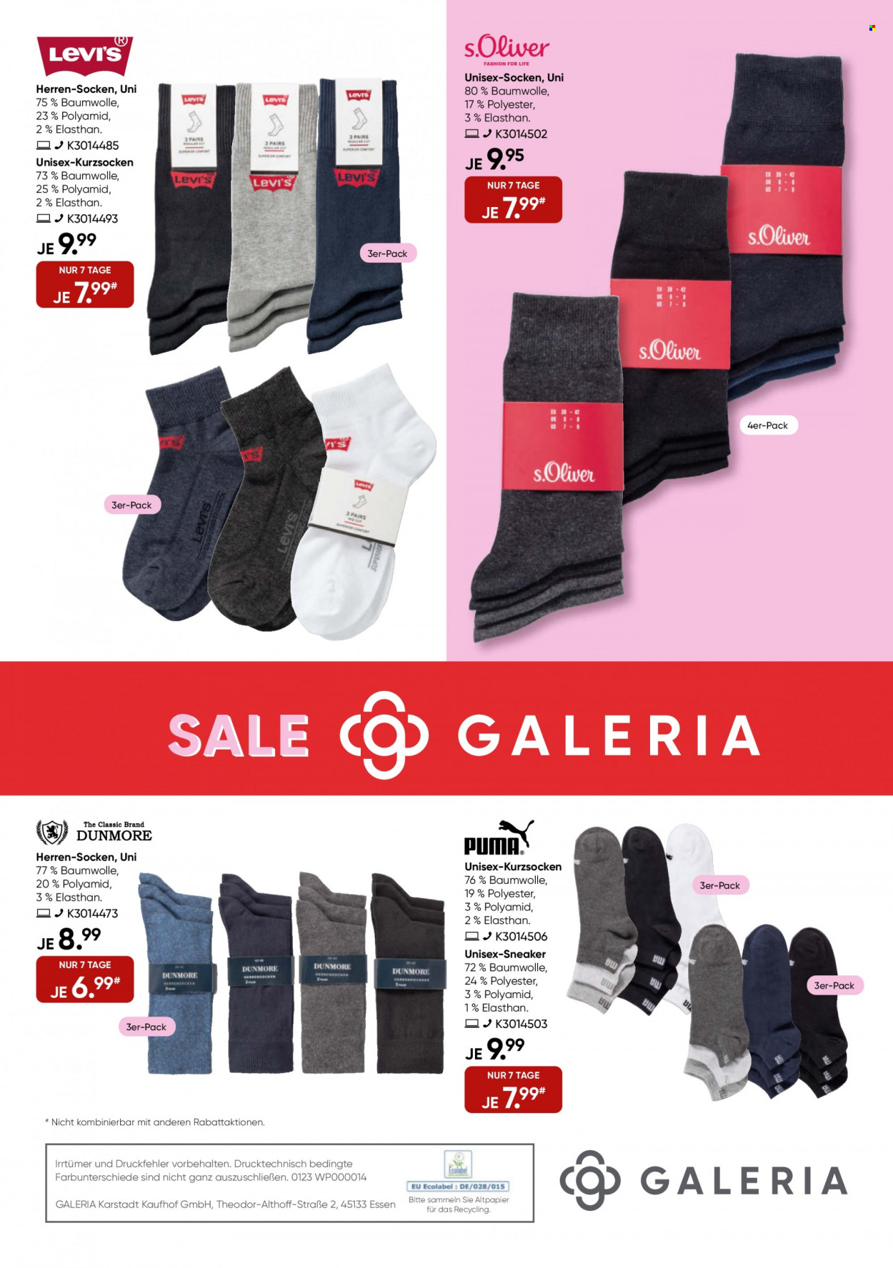 GALERIA Karstadt Kaufhof Prospekte  - 4.01.2023 - 10.01.2023. Seite 40