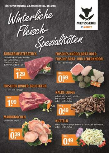 Prospekte V-Markt - 2.01.2023 - 31.01.2023.