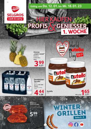 Prospekte Selgros - 12.01.2023 - 18.01.2023.