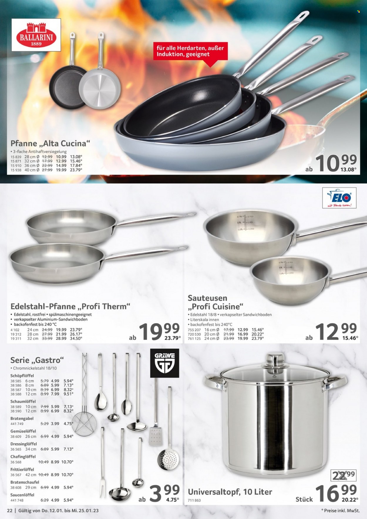 Selgros Prospekte  - 12.01.2023 - 25.01.2023. Seite 22