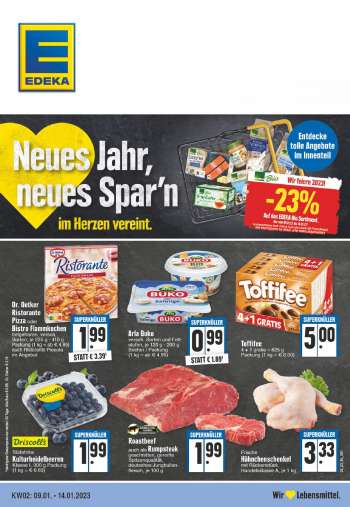 Prospekte Edeka - 9.01.2023 - 14.01.2023.