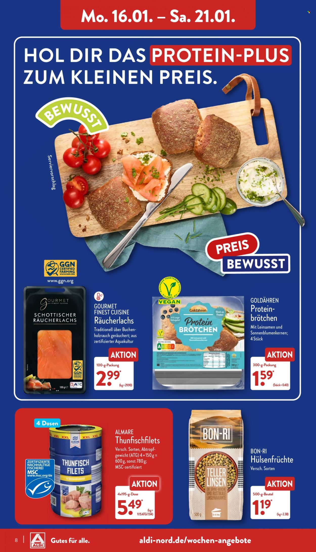 ALDI Nord Prospekte  - 16.01.2023 - 21.01.2023. Seite 8