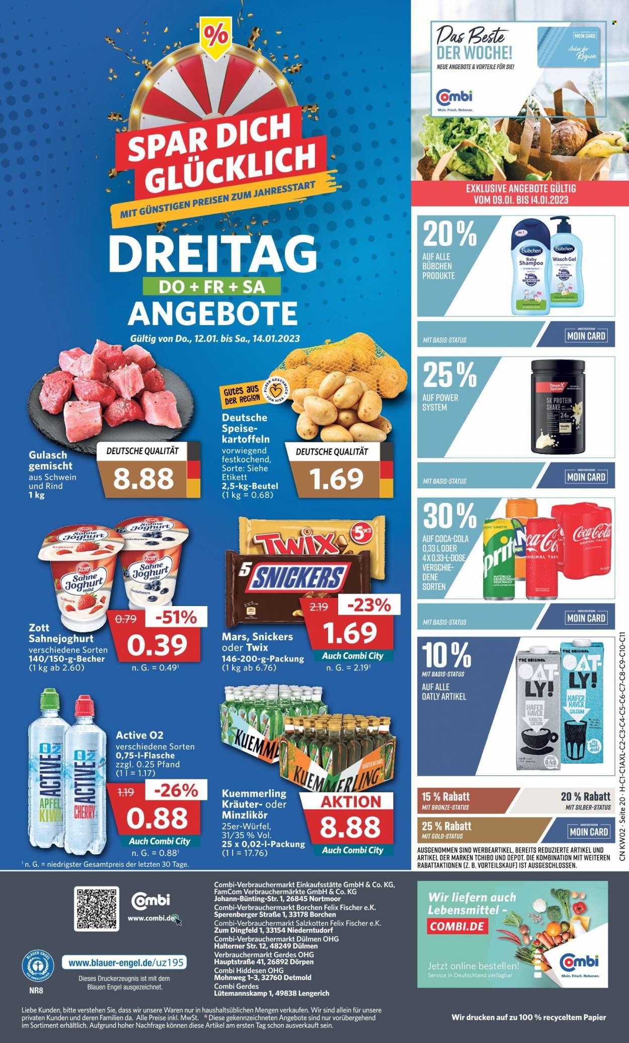 Combi Prospekte  - 9.01.2023 - 14.01.2023. Seite 20