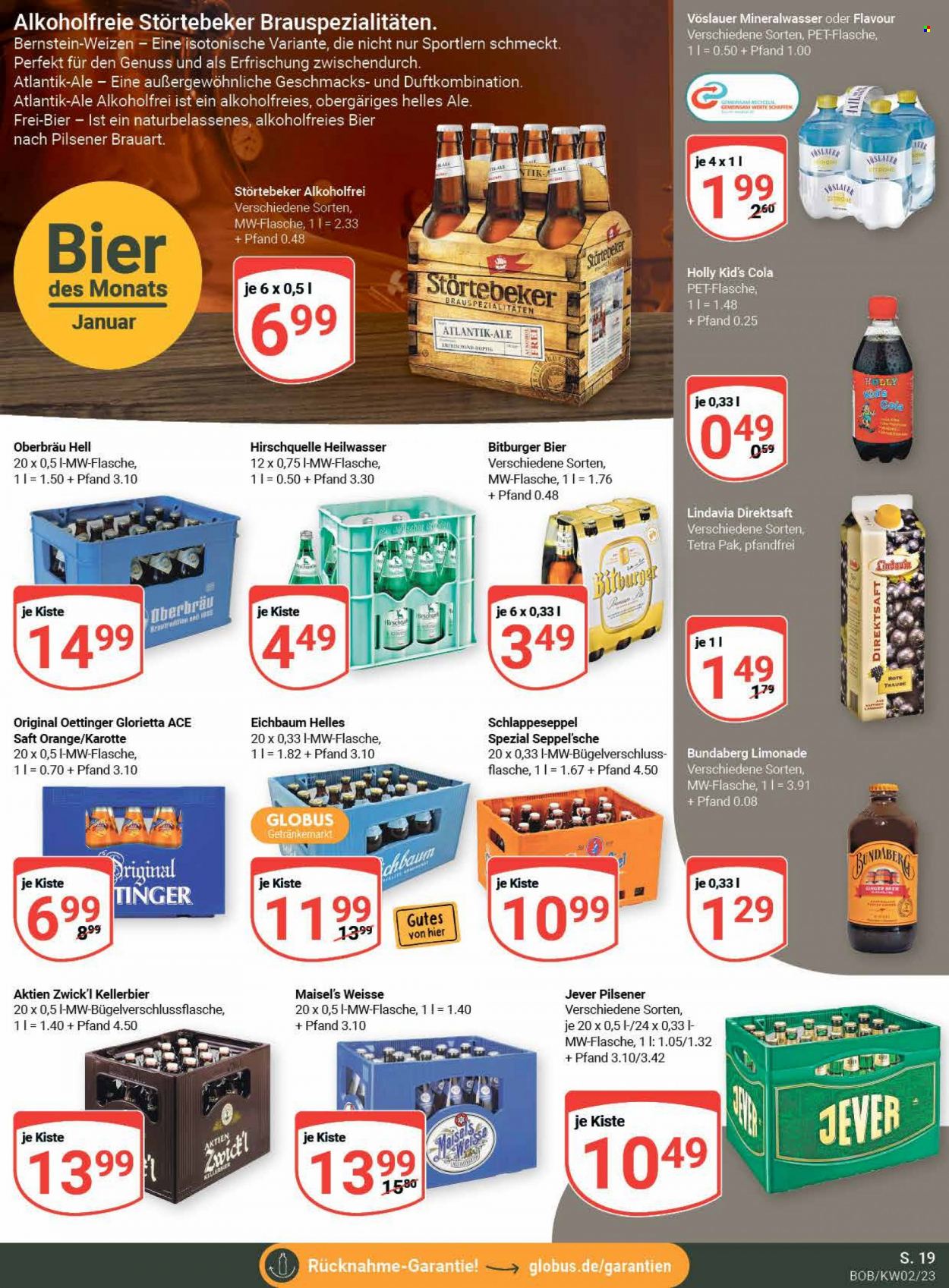 Globus Prospekte  - 9.01.2023 - 14.01.2023. Seite 19