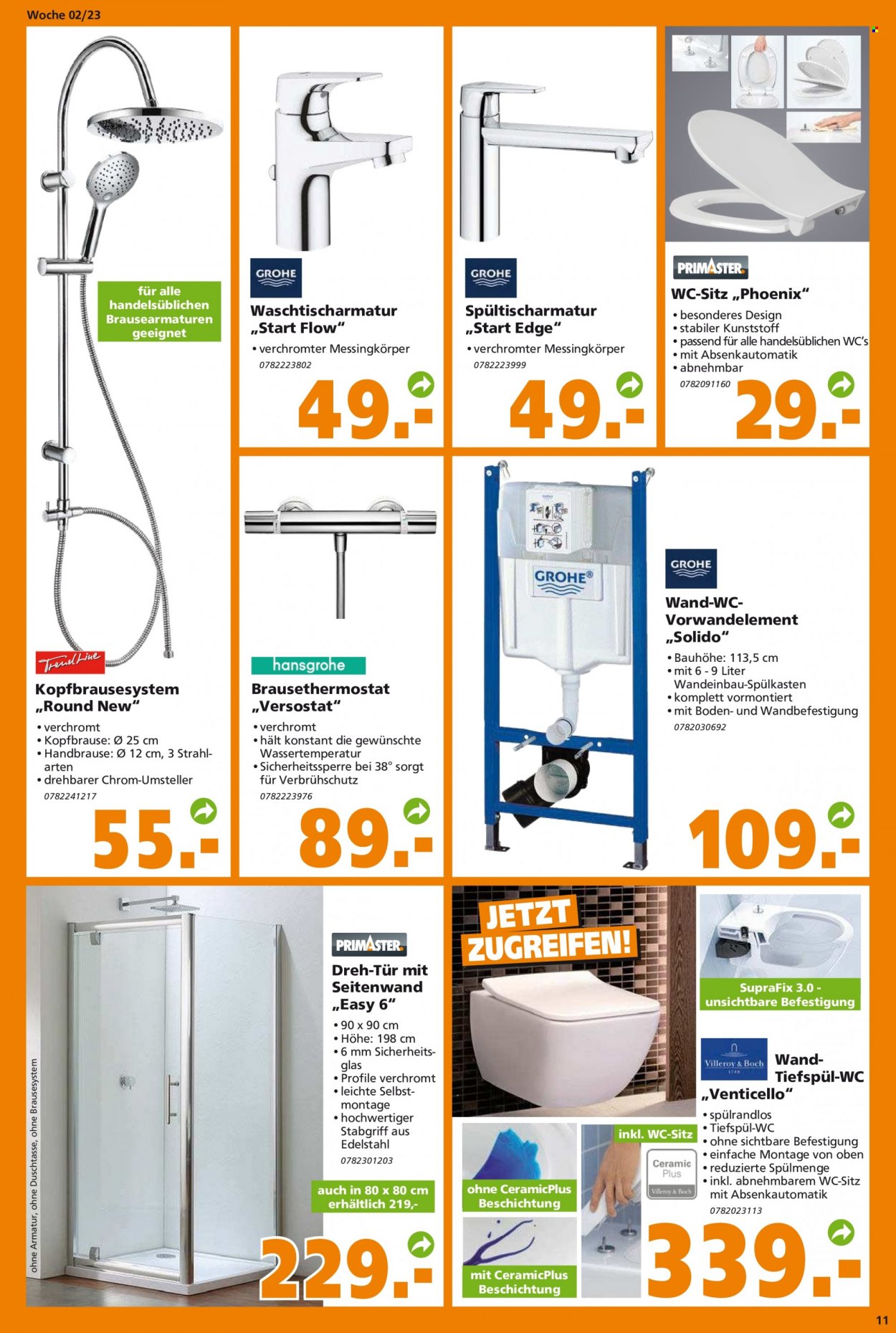 Globus Baumarkt Prospekte  - 9.01.2023 - 14.01.2023. Seite 11