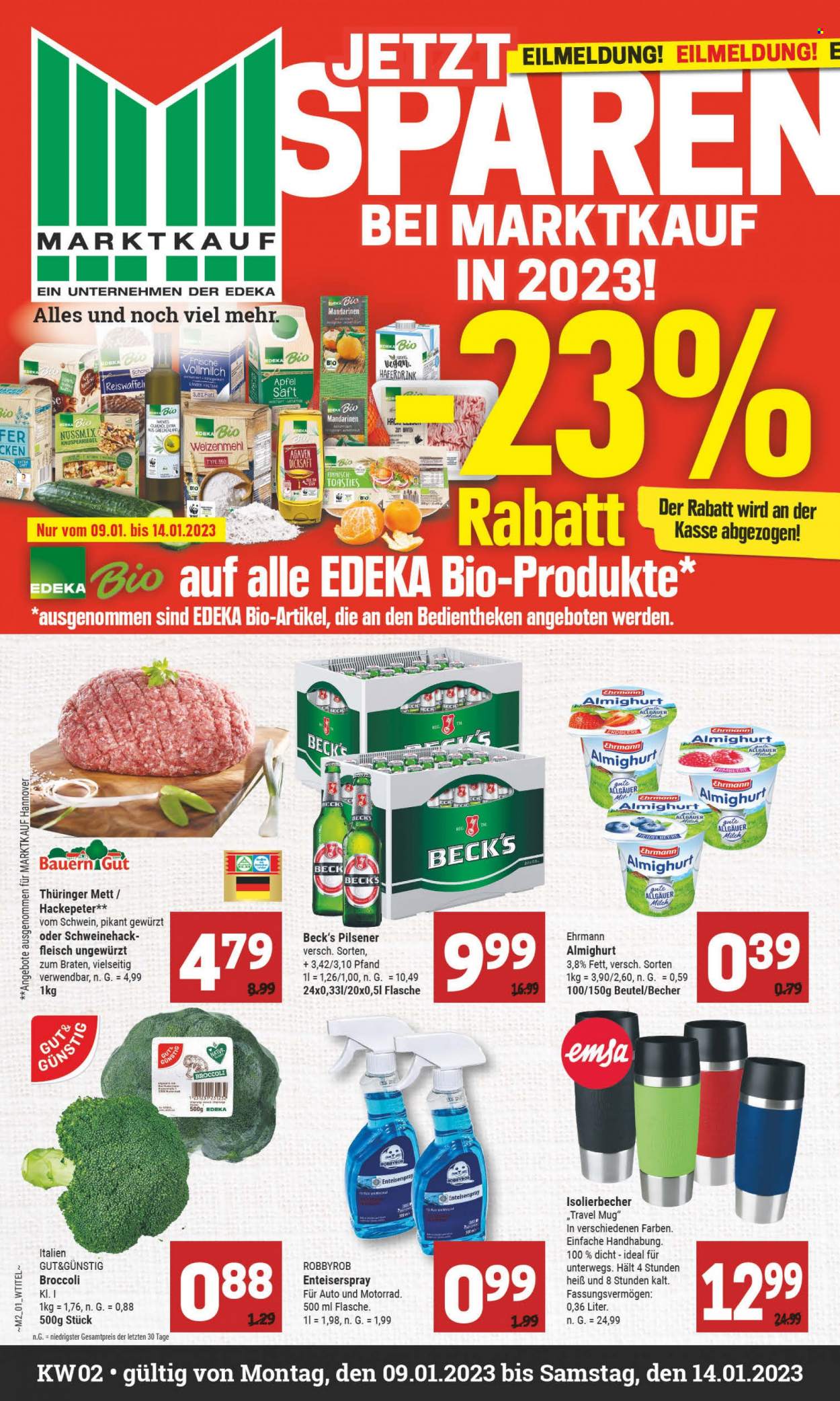 Marktkauf Prospekte  - 9.01.2023 - 14.01.2023. Seite 1