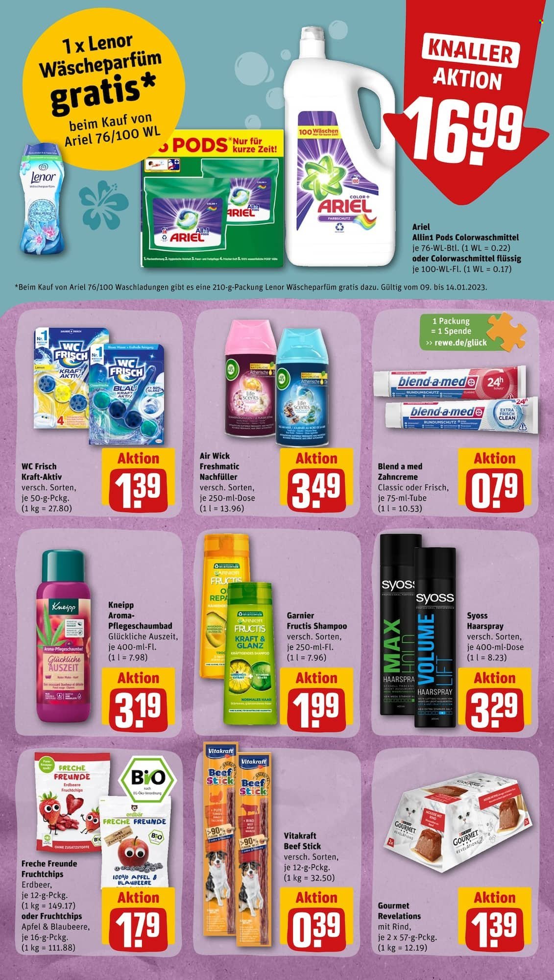 REWE Prospekte  - 9.01.2023 - 14.01.2023. Seite 14