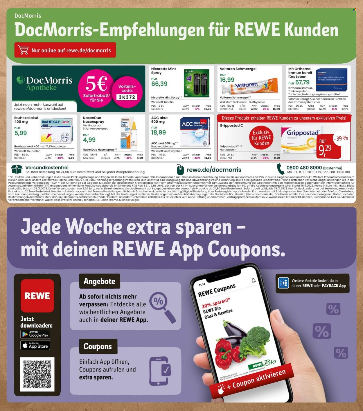 REWE Prospekte  - 9.01.2023 - 14.01.2023. Seite 19