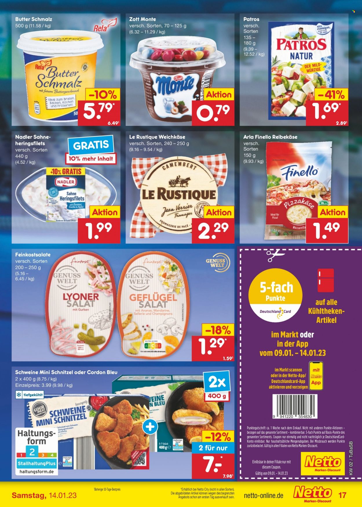 Netto Marken-Discount Prospekte  - 9.01.2023 - 14.01.2023. Seite 17