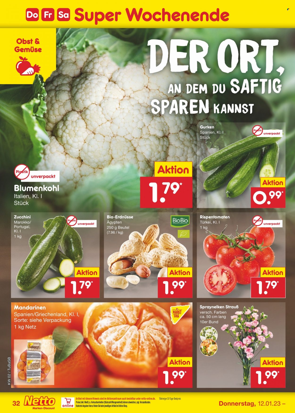 Netto Marken-Discount Prospekte  - 9.01.2023 - 14.01.2023. Seite 32