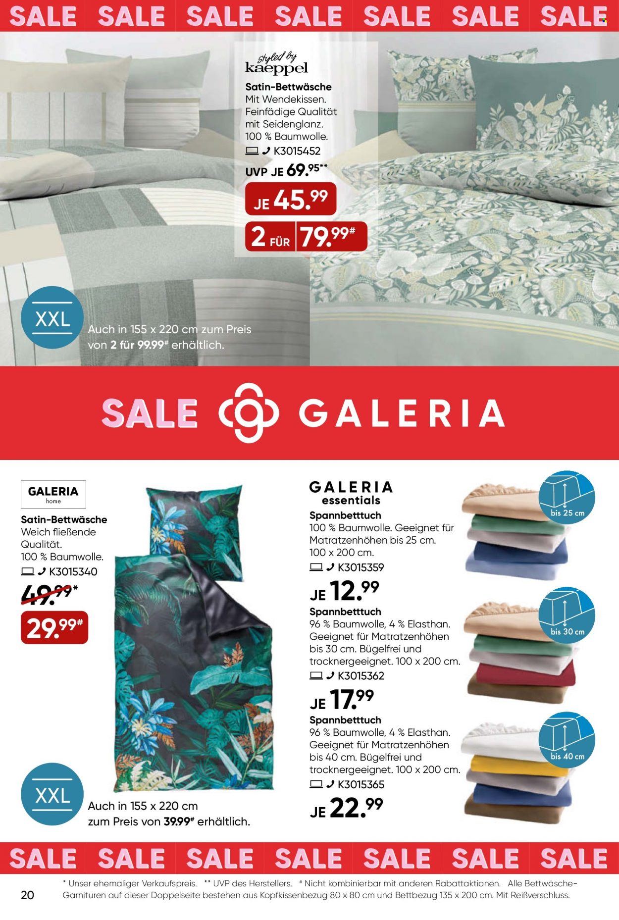 GALERIA Karstadt Kaufhof Prospekte  - 11.01.2023 - 17.01.2023. Seite 20