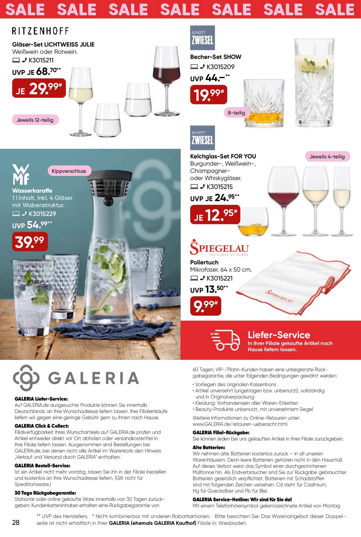 GALERIA Karstadt Kaufhof Prospekte  - 11.01.2023 - 17.01.2023. Seite 28