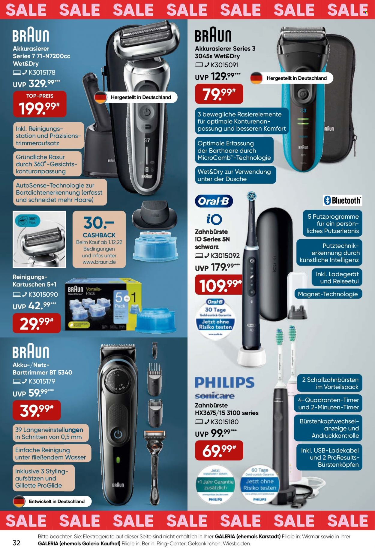 GALERIA Karstadt Kaufhof Prospekte  - 11.01.2023 - 17.01.2023. Seite 32