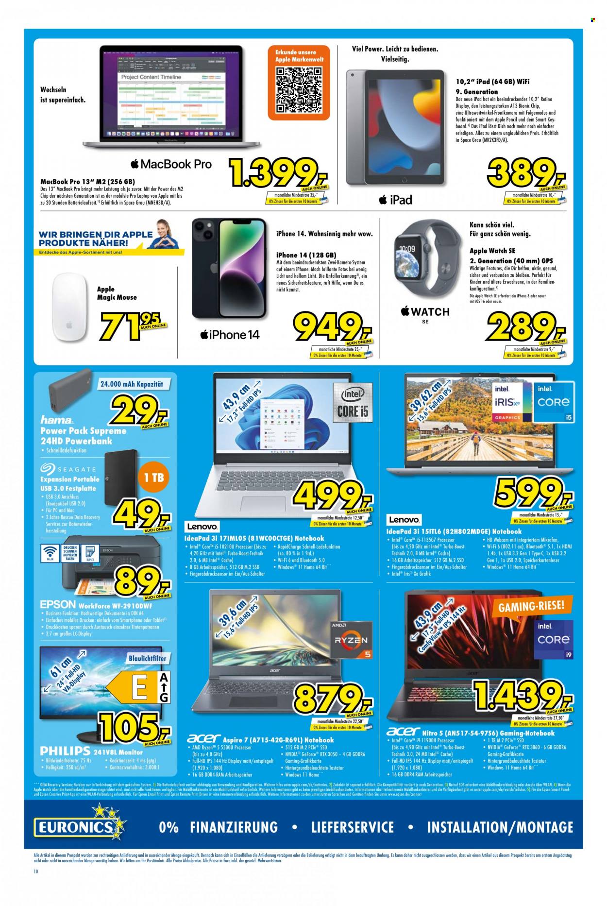 Euronics Prospekte  - 12.01.2023 - 18.01.2023. Seite 10