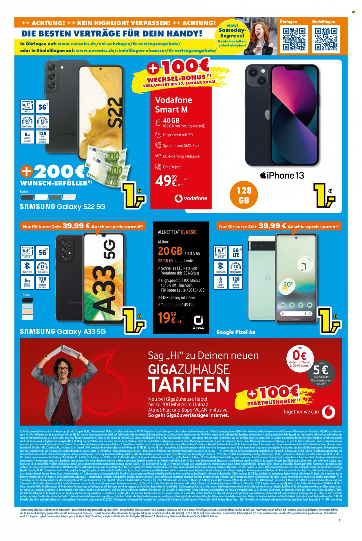 Euronics Prospekte  - 12.01.2023 - 18.01.2023. Seite 11