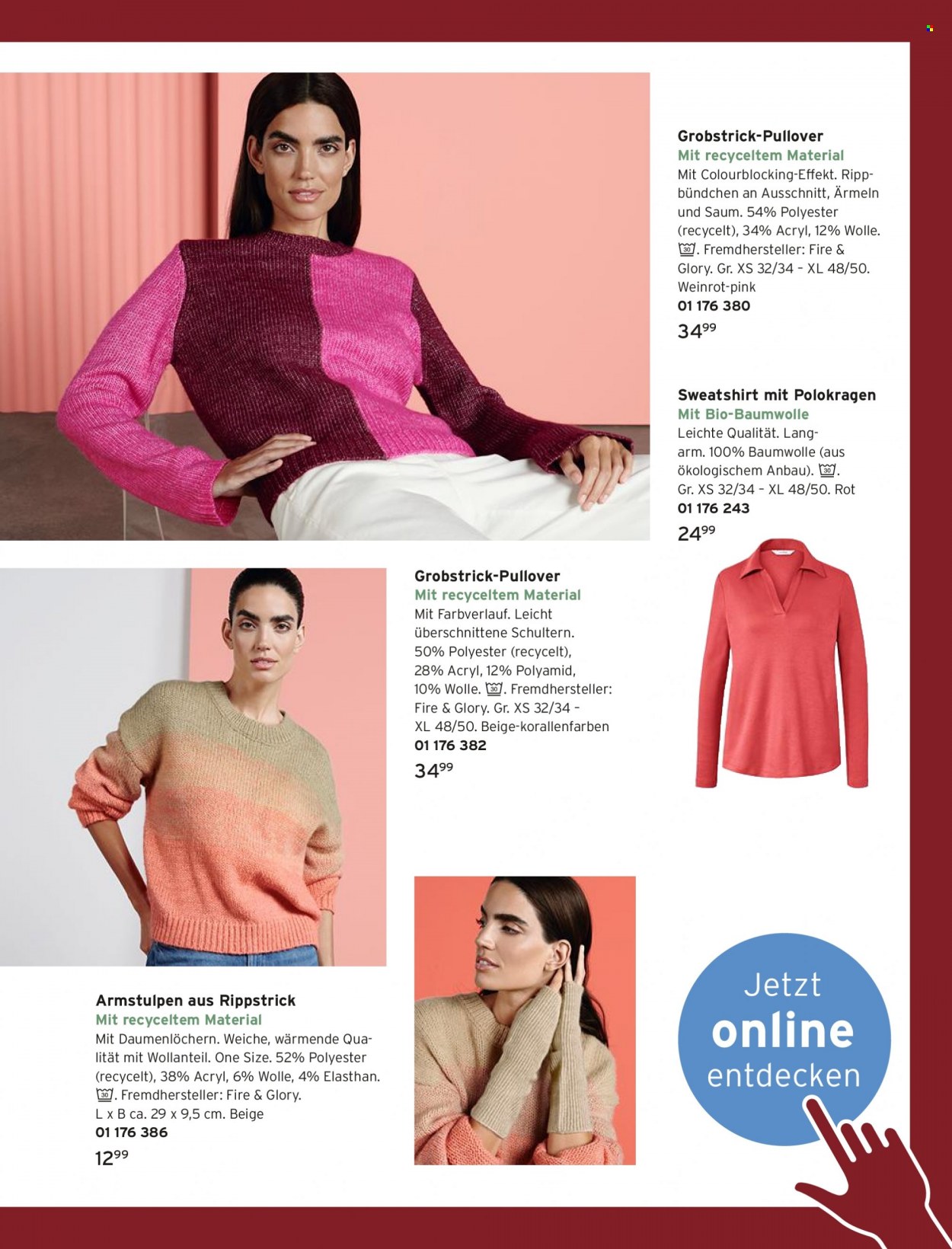 thumbnail - Prospekte Tchibo - Produkte in Aktion - Sweatshirt, Pullover. Seite 105.