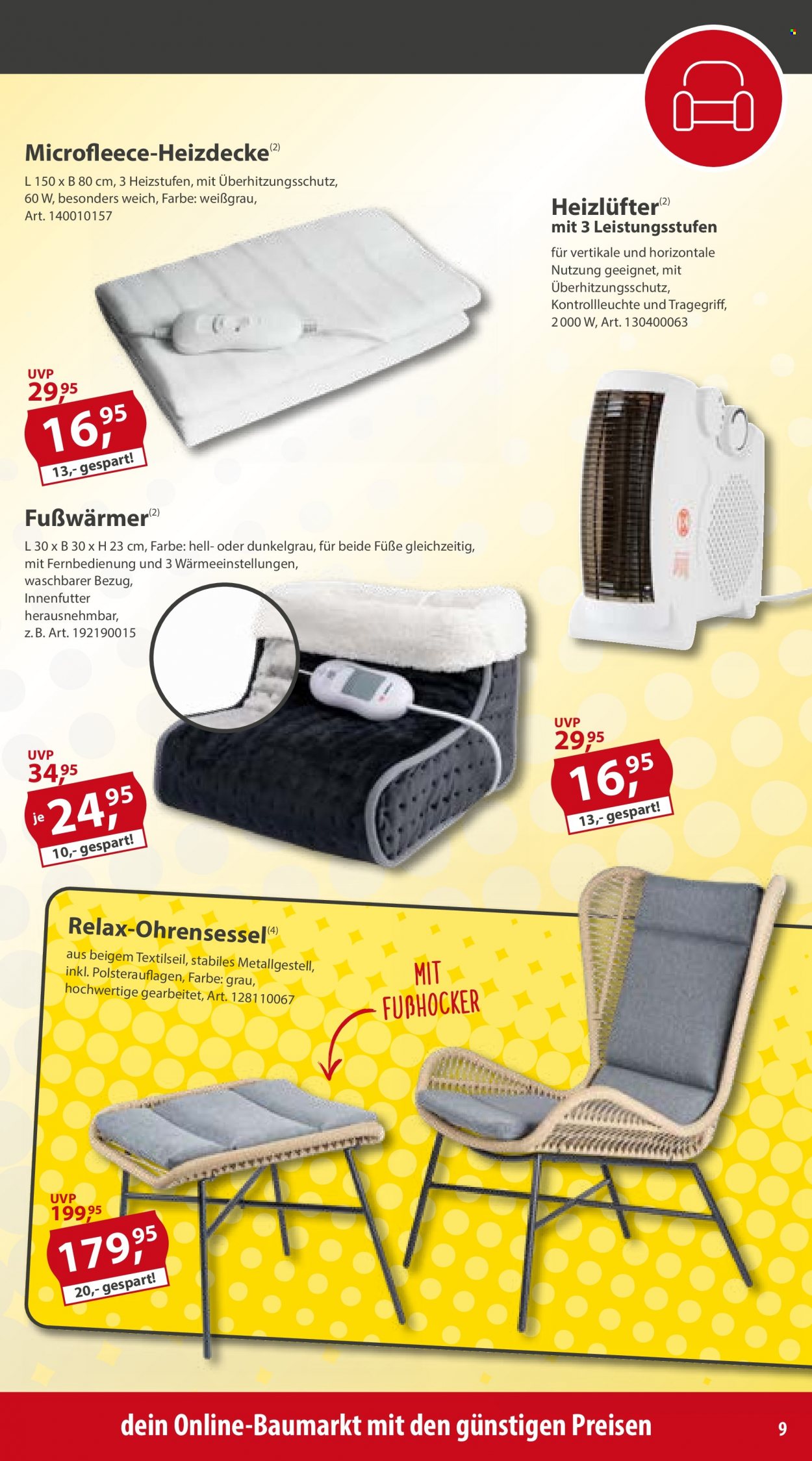 Sonderpreis-Baumarkt Prospekte  - 14.01.2023 - 27.01.2023. Seite 9