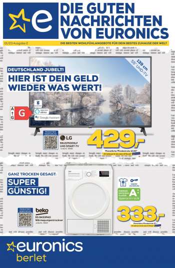 Prospekte Euronics - 14.01.2023 - 20.01.2023.