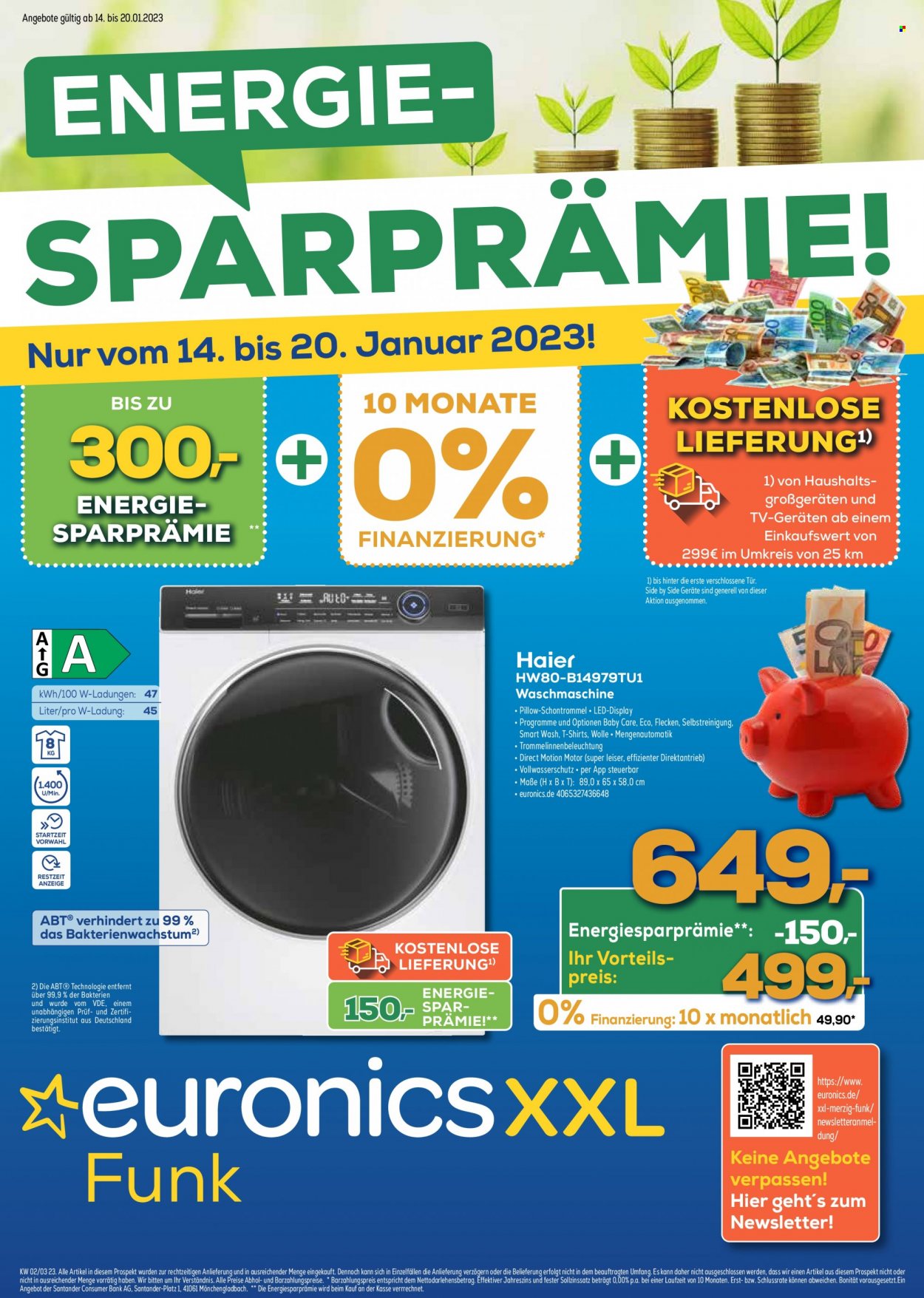 Euronics Prospekte  - 14.01.2023 - 20.01.2023. Seite 1