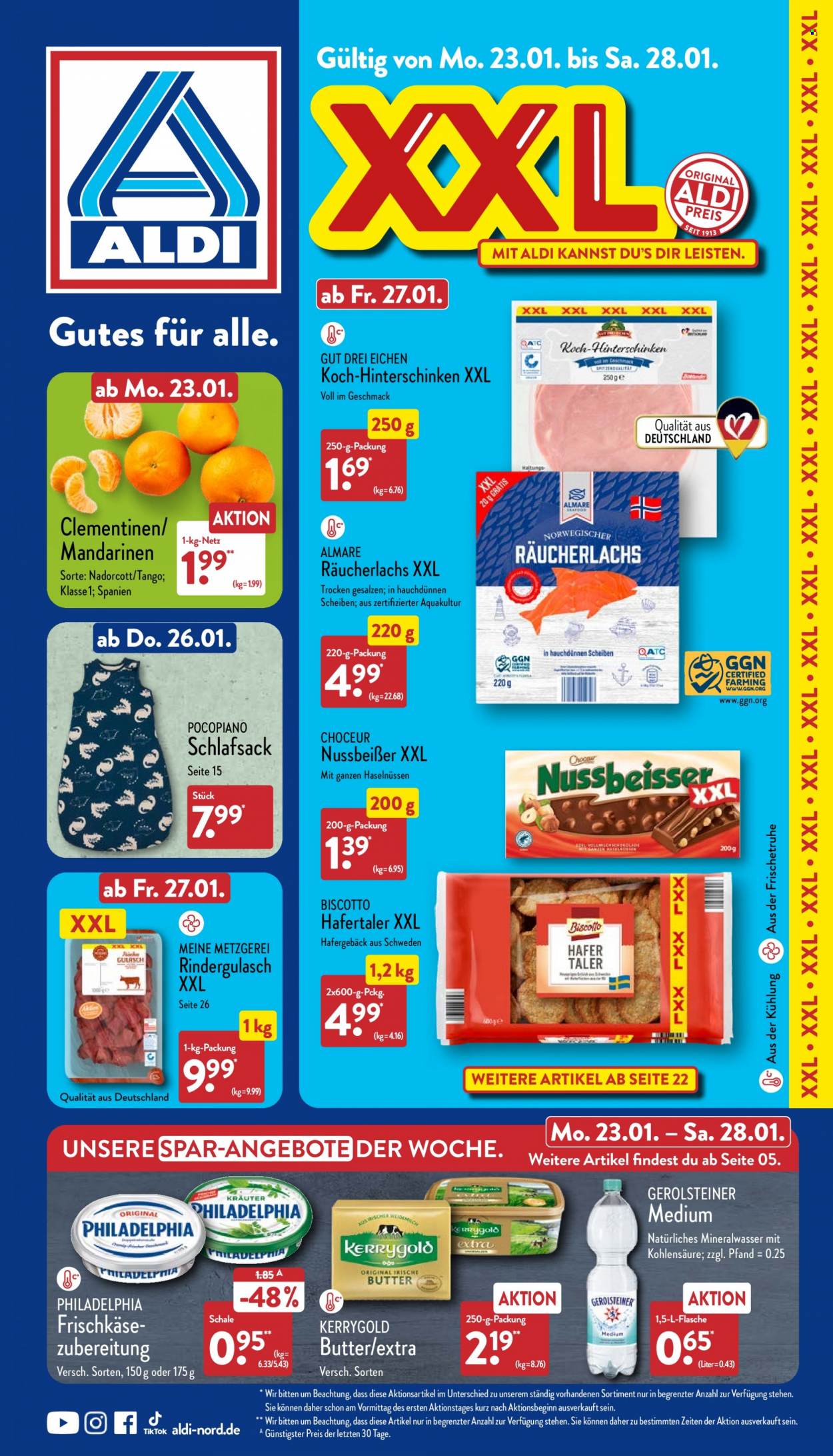 ALDI Nord Prospekte  - 23.01.2023 - 28.01.2023. Seite 1