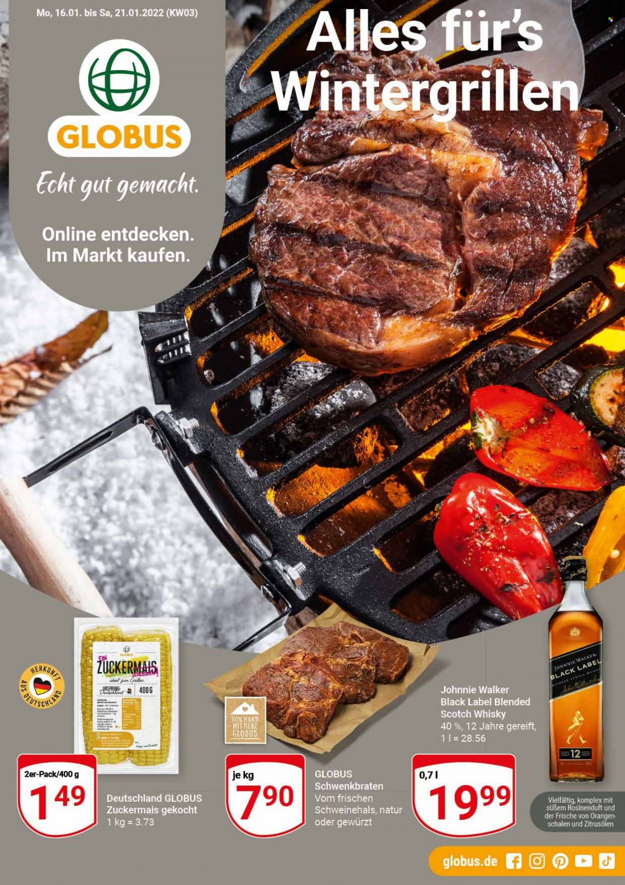 Globus Prospekte  - 16.01.2023 - 21.01.2023. Seite 1