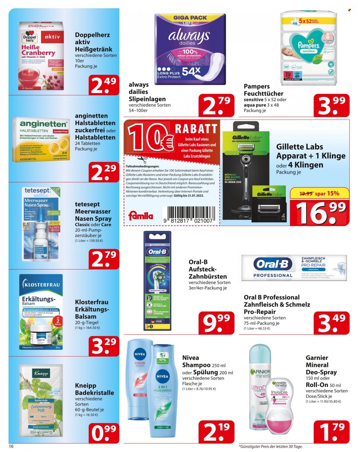 famila Prospekte  - 16.01.2023 - 21.01.2023. Seite 16